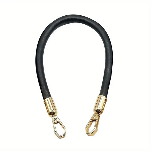 Bag Making Supplies - Leatherette Bag Handle - Black - 30cm