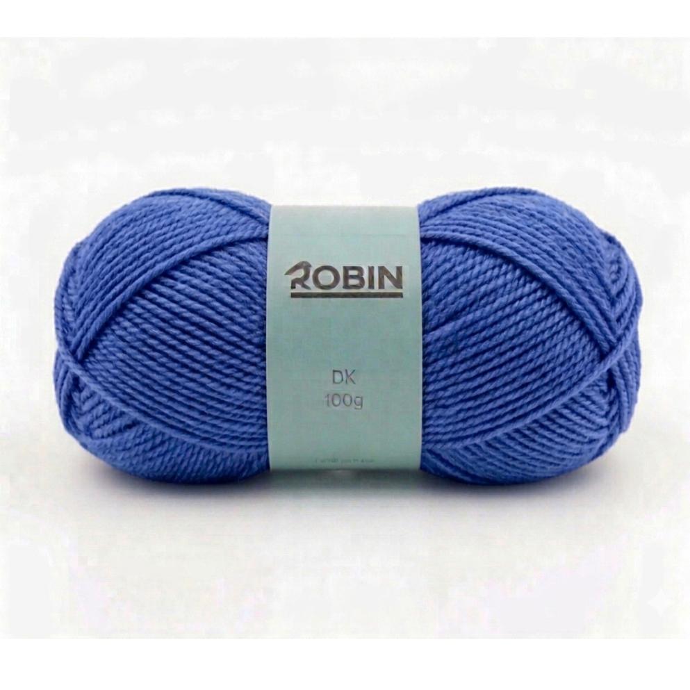 Robin DK Double Knit Yarn – Madonna Blue (033) – 100g Ball