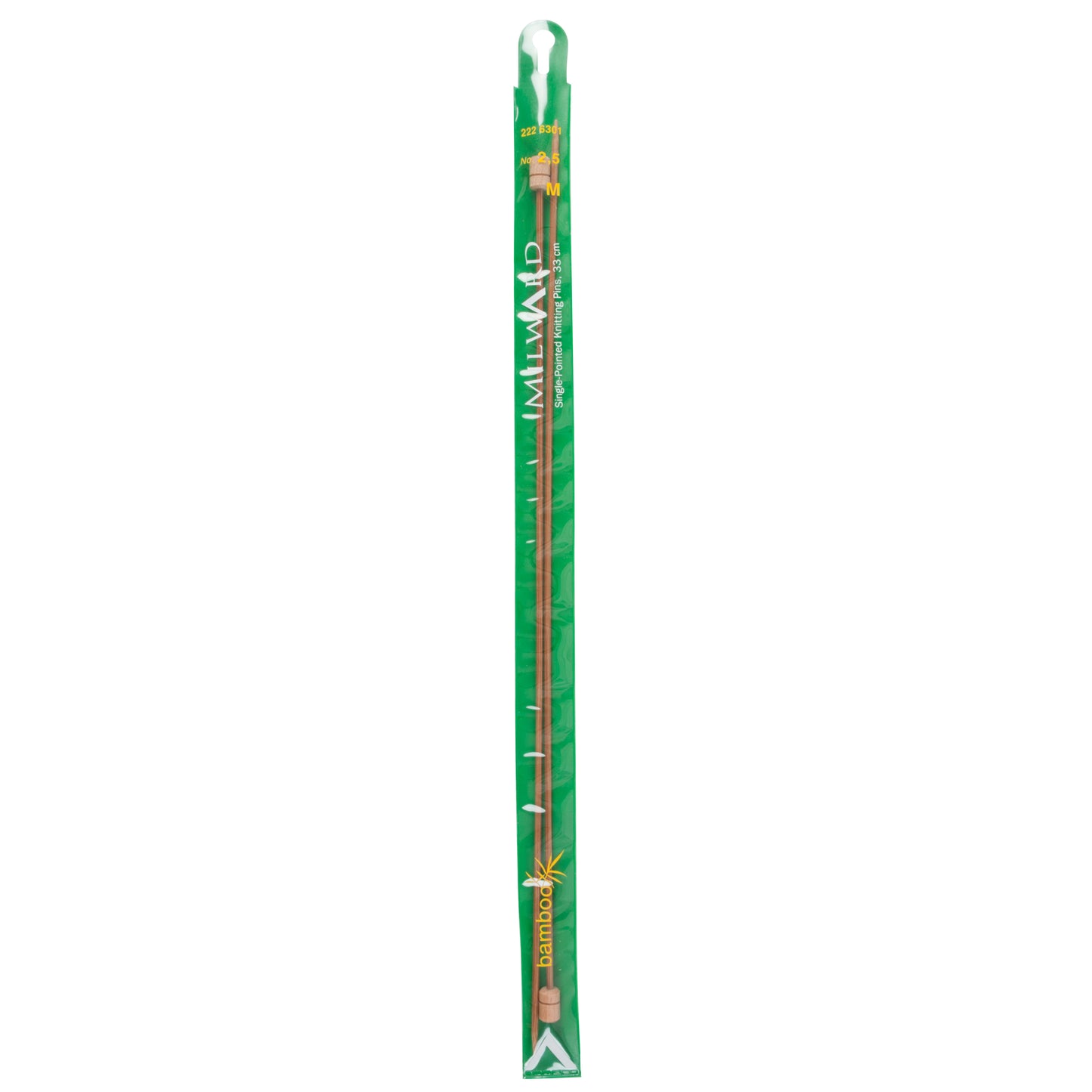 Milward Bamboo Single Point Knitting Needles (33cm | 2.50mm)