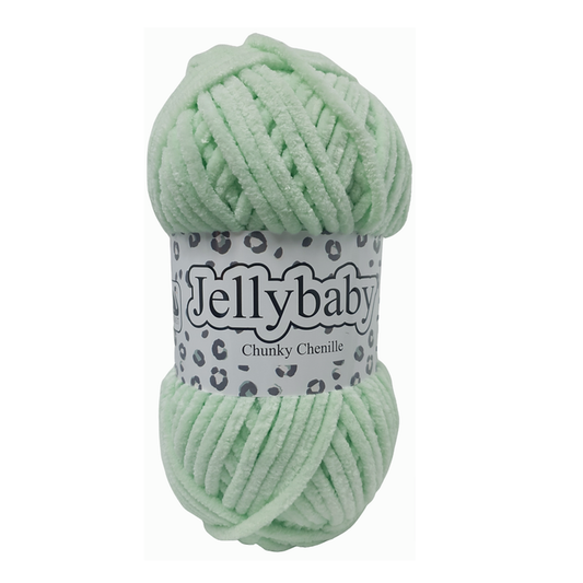 Cygnet Yarns - Jellybaby Chenille - Chunky - 100g Ball - 009 Mint Tea