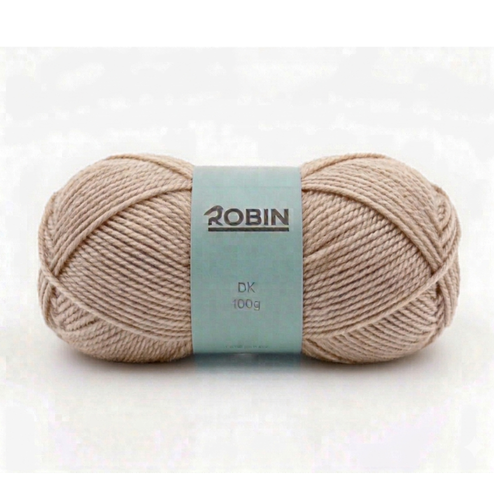 Robin DK Double Knit Yarn – Oatmeal (035) – 100g Ball
