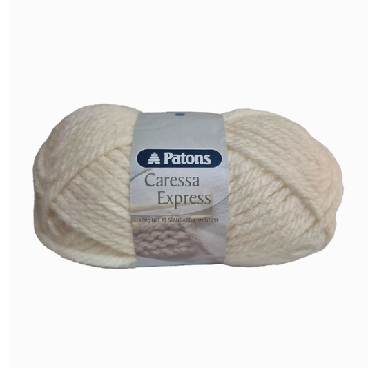 Patons - Caressa Express - Super Chunky Yarn - 100g Ball - 4410 Cream