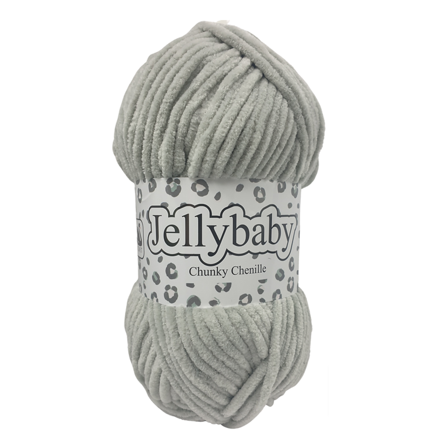 Cygnet Yarns - Jellybaby Chenille - Chunky - 100g Ball - 012 Pearl Grey