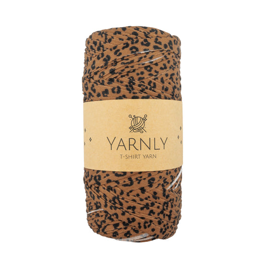 Yarnly - TShirt Yarn - Pack of 4 x 200g Balls - Animal Print