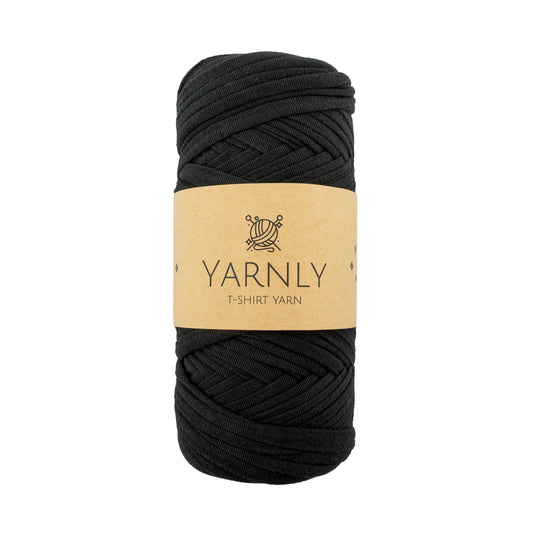 Yarnly - TShirt Yarn - Pack of 4 x 200g Balls - Black
