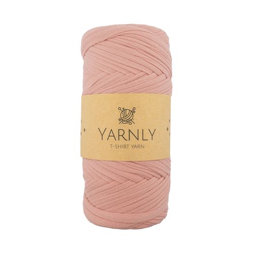 Yarnly - Polyester T-Shirt Yarn - 200g Ball - Dusky Pink