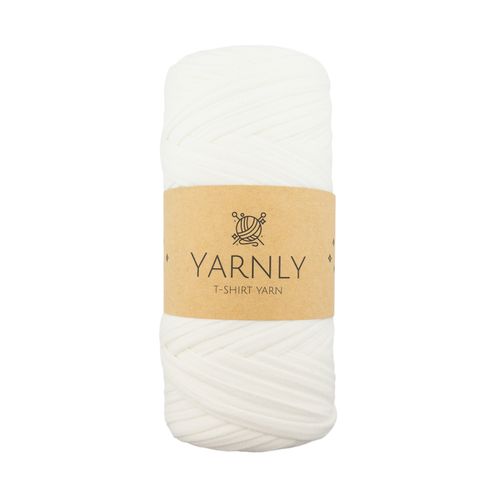 Yarnly - Polyester T-Shirt Yarn - 200g Ball - White