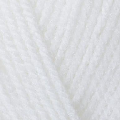 Robin DK Double Knit Yarn – White (001) – 100g Ball
