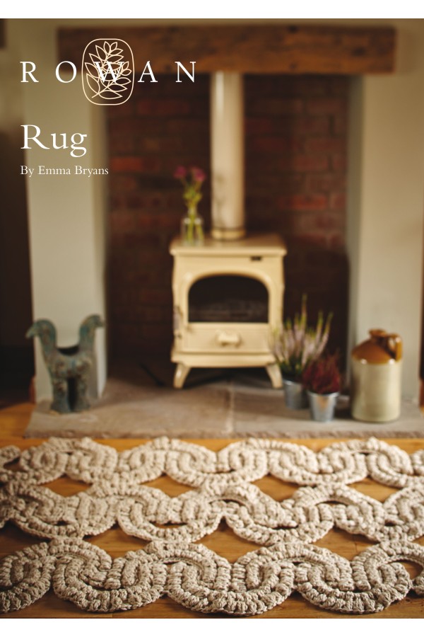Rowan Super Chunky Rug - Crochet Pattern | PDF Download