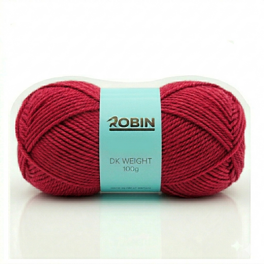 Robin DK Double Knit Yarn – Berry (146) – 100g Ball