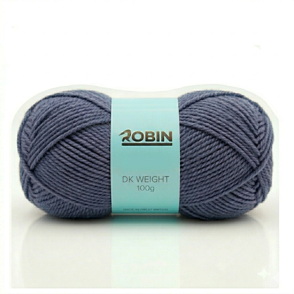 Robin DK Double Knit Yarn – Blue Mist (145) – 100g Ball