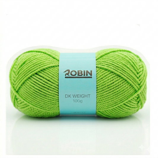 Robin DK Double Knit Yarn – Cordial Green (162) – 100g Ball