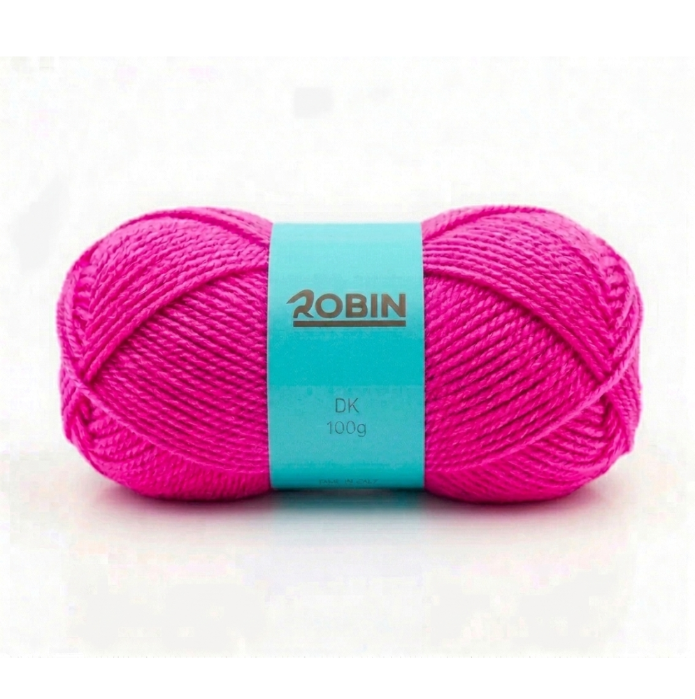 Robin DK Double Knit Yarn – Fiesta Pink (064) – 100g Ball