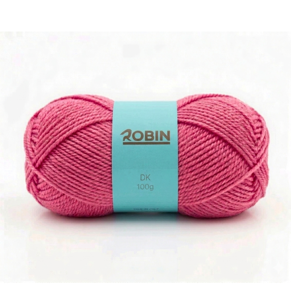 Robin DK Double Knit Yarn – Fondant Pink (052) – 100g Ball