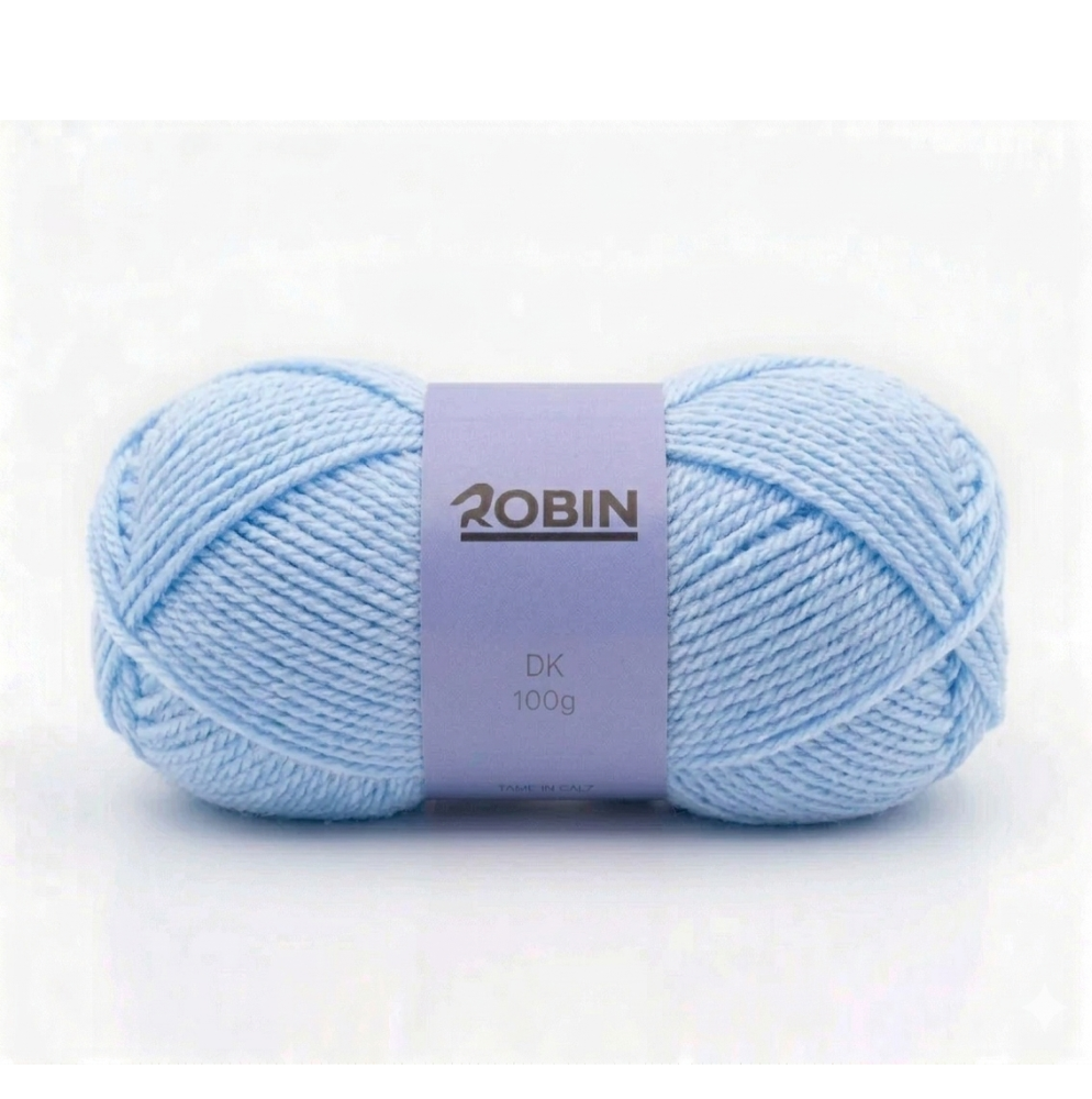 Robin DK Double Knit Yarn – Powder Blue (047) – 100g Ball