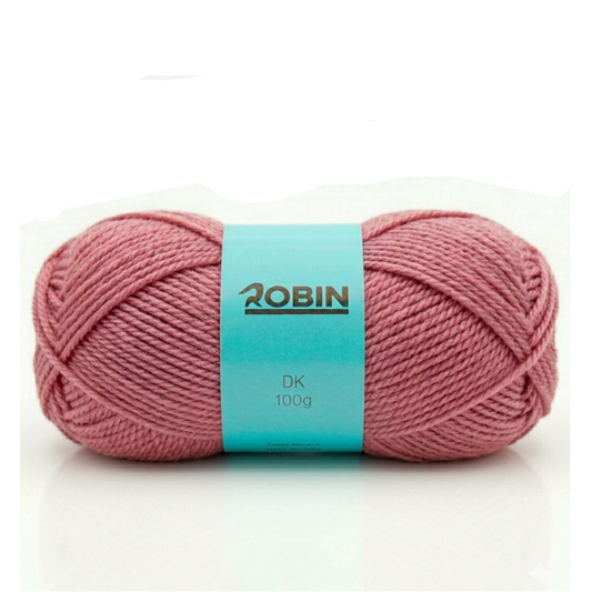 Robin DK Double Knit Yarn – Pale Rose Pink (111) – 100g Ball