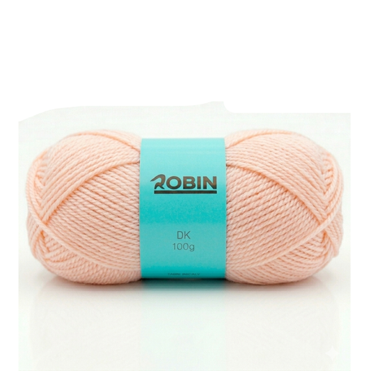 Robin DK Double Knit Yarn – Sweetpea / Apricot (147) – 100g Ball