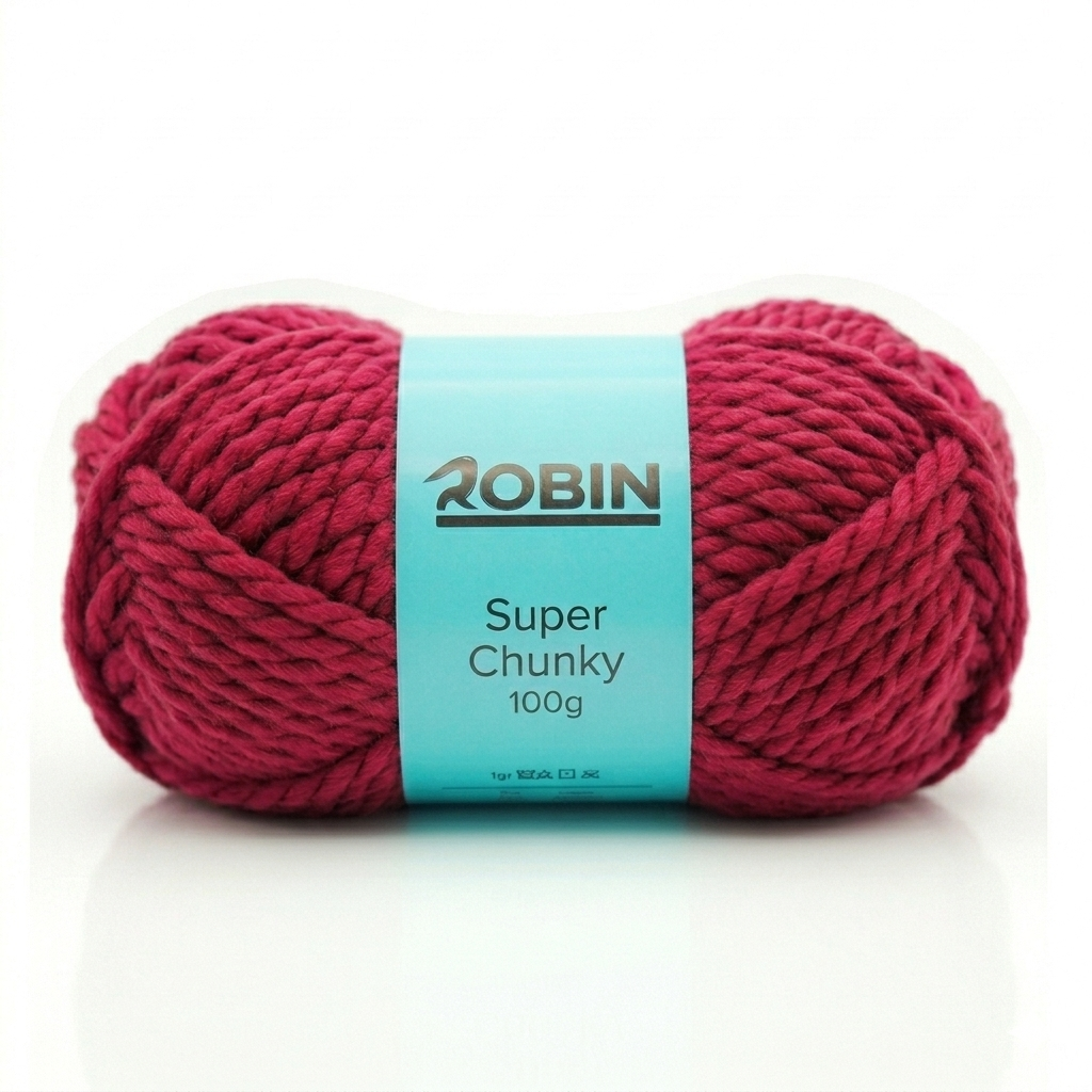 Robin Super Chunky Yarn – Berry (146) – 100g Ball