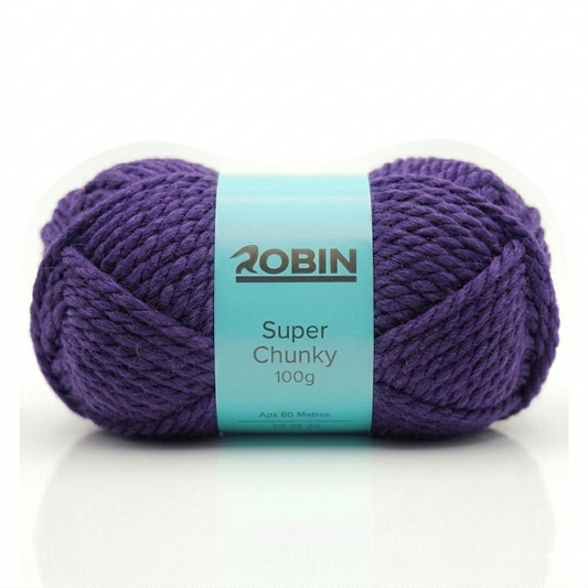 Robin Super Chunky Yarn – Violet (94) – 100g Ball