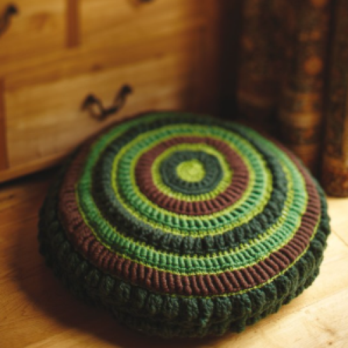 Rowan Round Cushion - Crochet Pattern | PDF Download