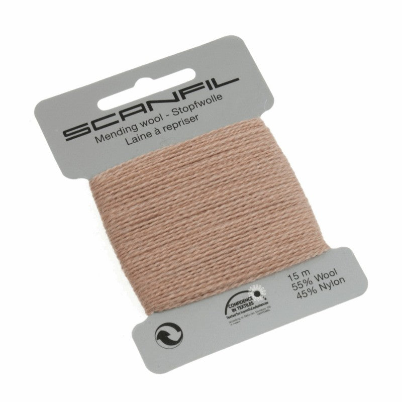Scanfil - Mending Wool Thread - 15m - 061 Mushroom