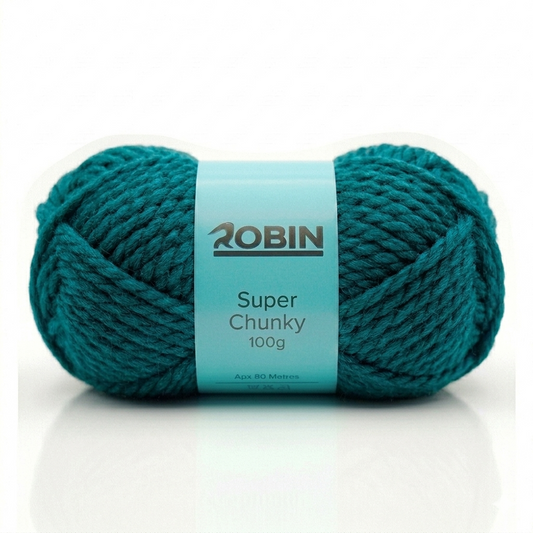Robin Super Chunky Yarn – Sea Green (71) – 100g Ball