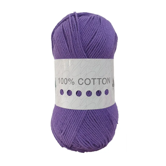 Cygnet Yarns - 100% Cotton - 100g Ball - 4233 Smokey Purple