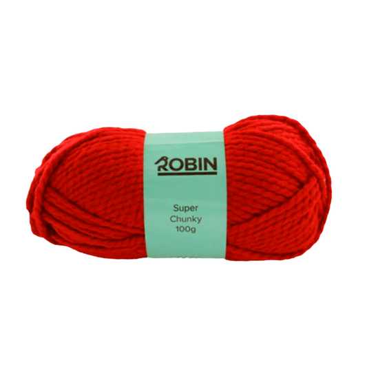 Robin - Super Chunky Yarn  - 100g Ball - Red