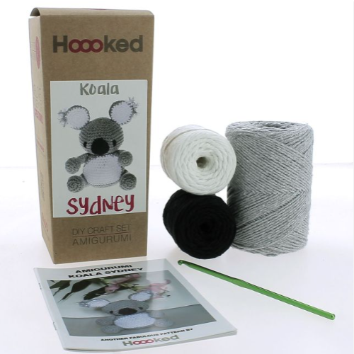 Hoooked Eco-Friendly Crochet Kit – Sydney the Koala