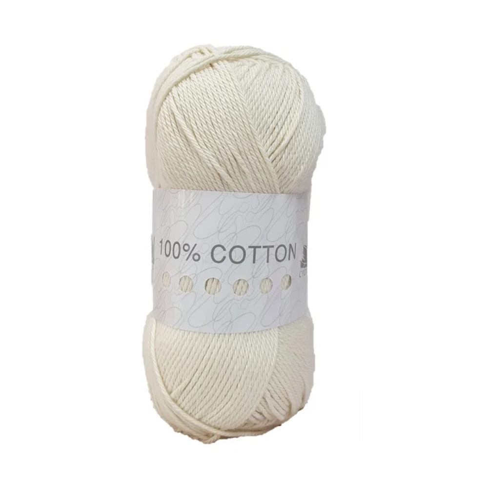 Cygnet Yarns - 100% Cotton - 100g Ball - 2156 Vanilla Cream