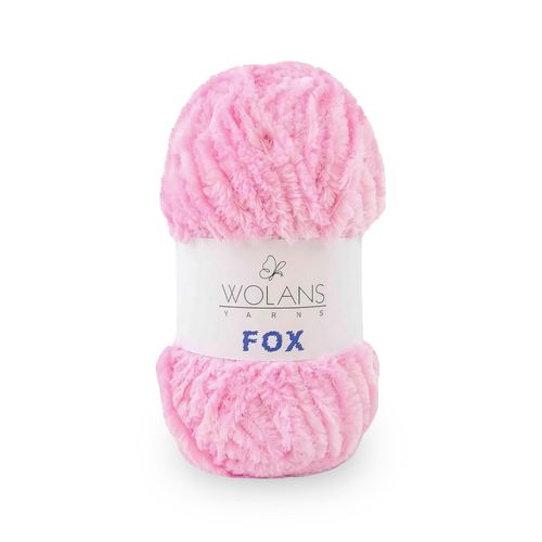 Wolans - Fox Yarn - Fluffy Fur Effect - Pink 