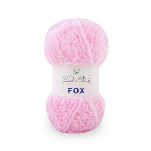 Wolans - Fox Yarn - Fluffy Fur Effect - Light Pink 