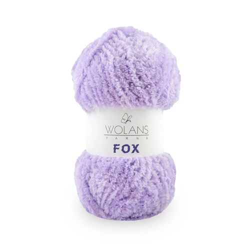 Wolans - Fox Yarn - Fluffy Fur Effect - Light Purple 