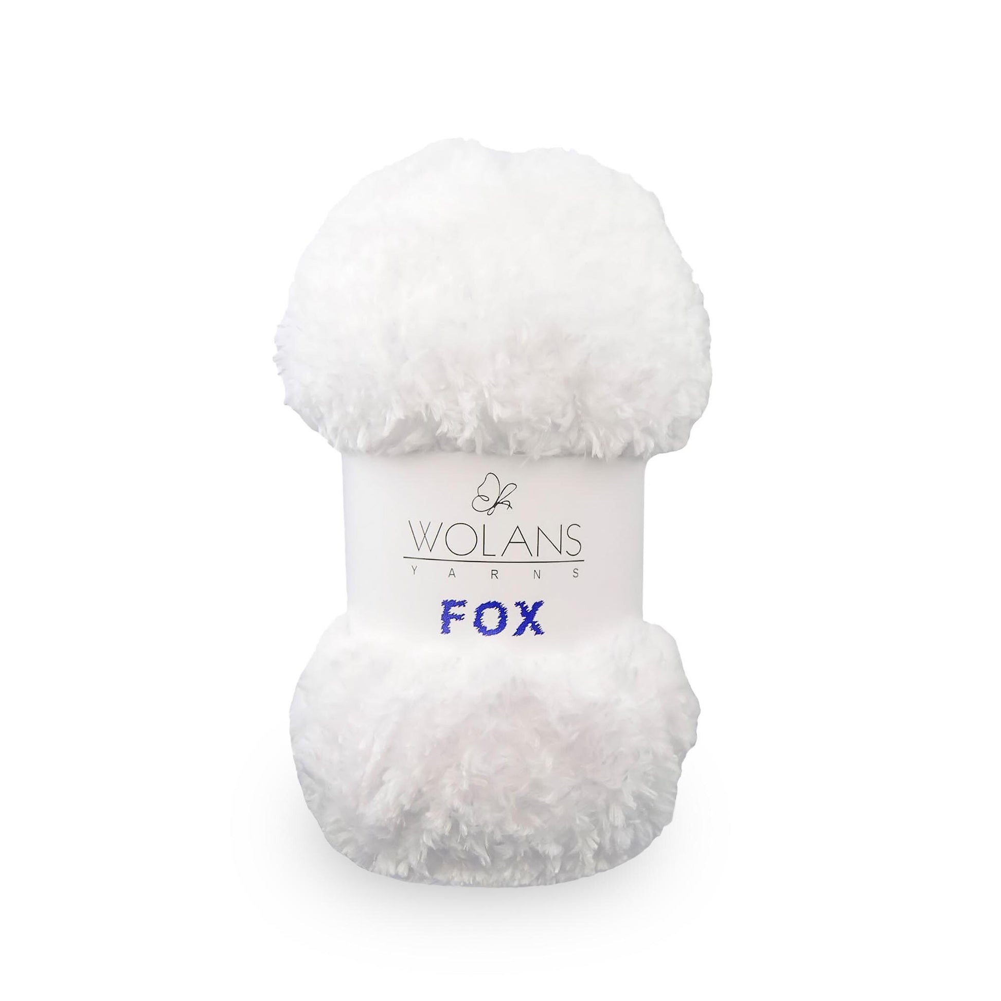 Wolans - Fox Yarn - Fluffy Fur Effect - White 