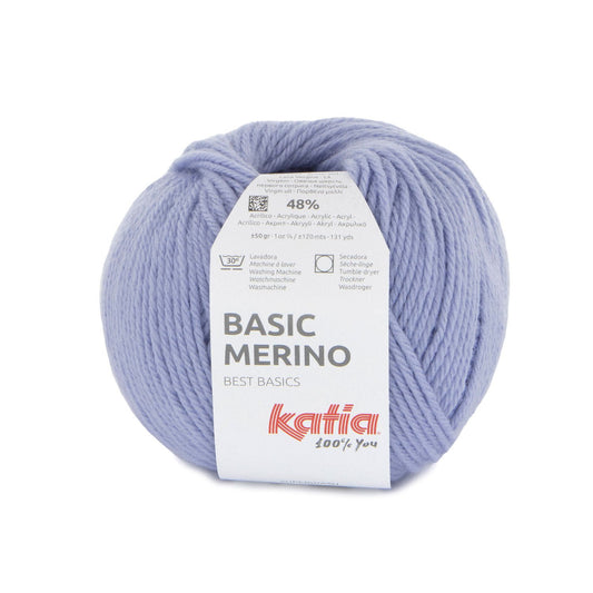 Katia - Basic Merino Wool - Superwash - 50g Ball - 99 Light Mauve