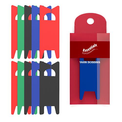 Whitecroft Essentials - Plastic Yarn Bobbins - Pack of 10