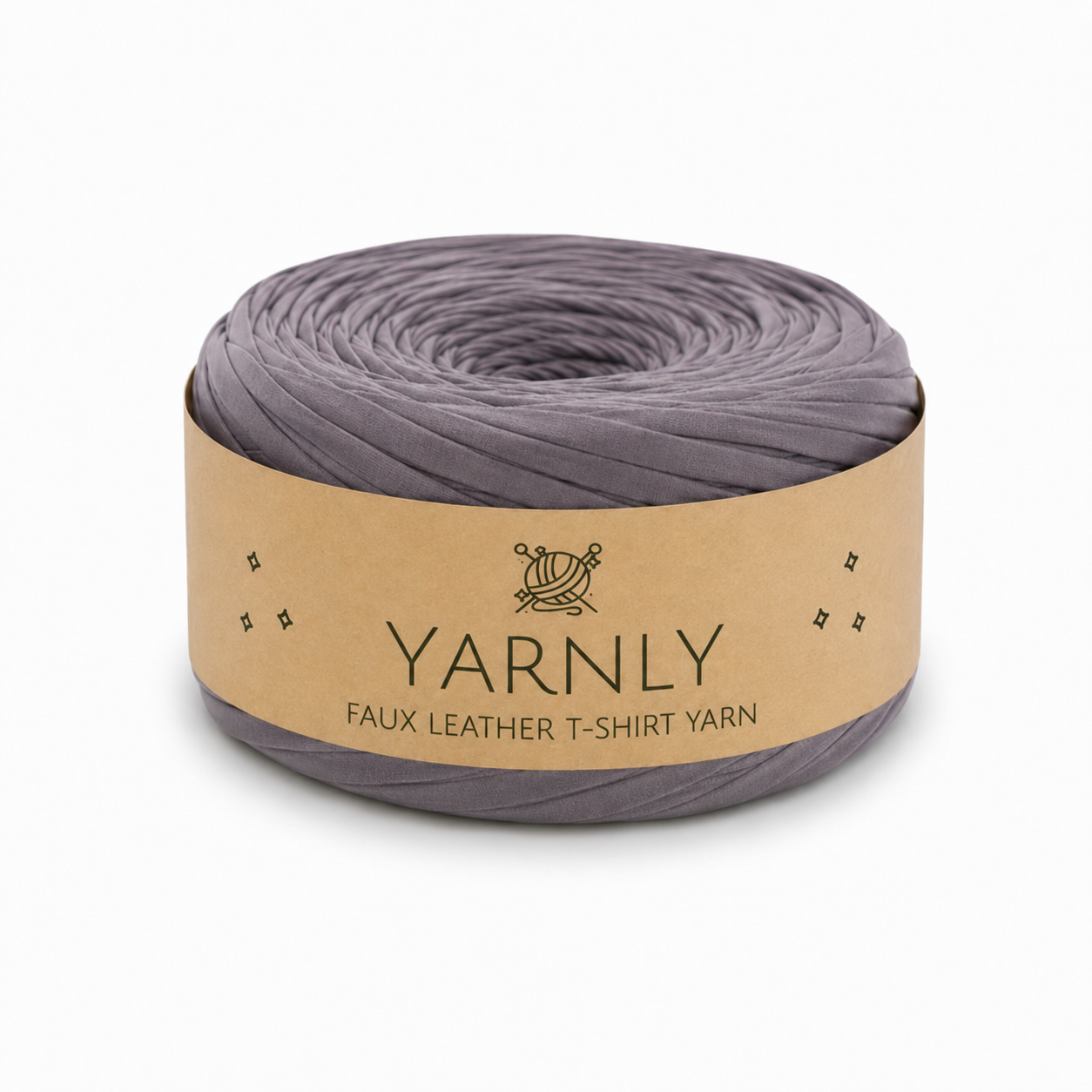 Yarnly - Faux Leather T-Shirt Yarn - 100g Ball - Dusky
