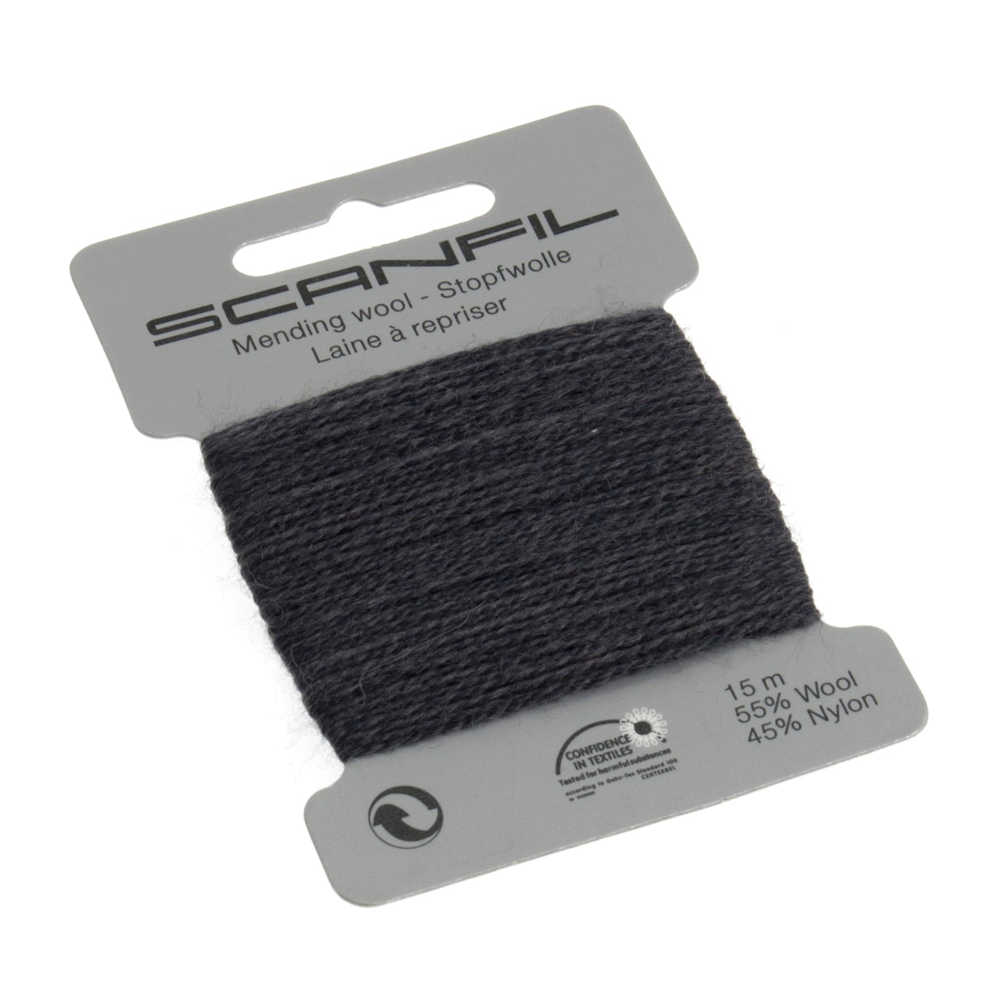 Scanfil - Mending Wool Thread - 15m - 054 Dark Grey