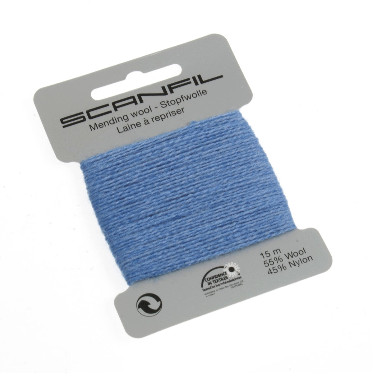 Scanfil Thread Scanfil - Mending Wool Thread - 15m - 055 Sky Blue – thewoolshop.net