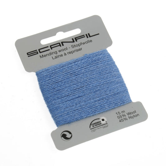 Scanfil - Mending Wool Thread - 15m - 055 Sky Blue