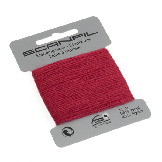 Scanfil - Mending Wool Thread - 15m - 057 Red Wine