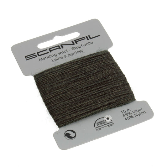 Scanfil - Mending Wool Thread - 15m - 076 Forest Green