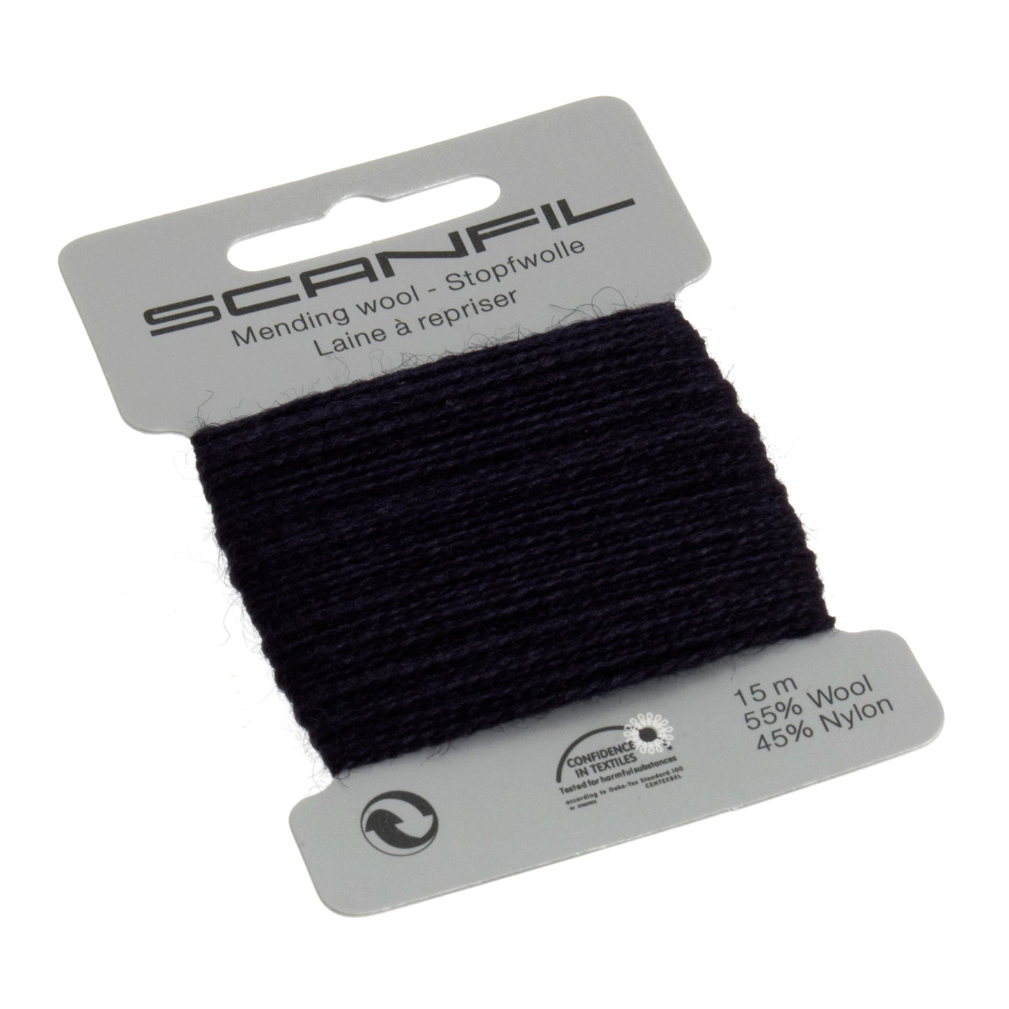 Scanfil - Mending Wool Thread - 15m - 082 Navy Blue