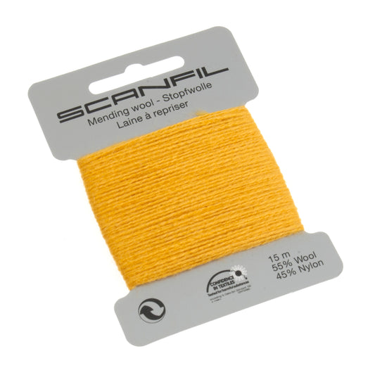 Scanfil - Mending Wool Thread - 15m - 087 Sunflower Yellow