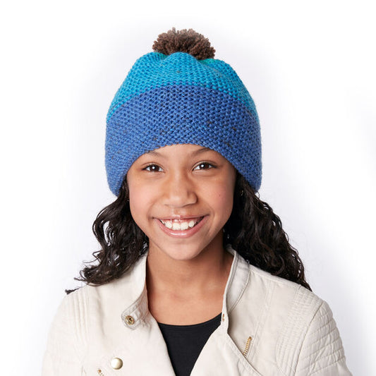 Caron - Free Downloadable Pattern - Basic Knit Hat