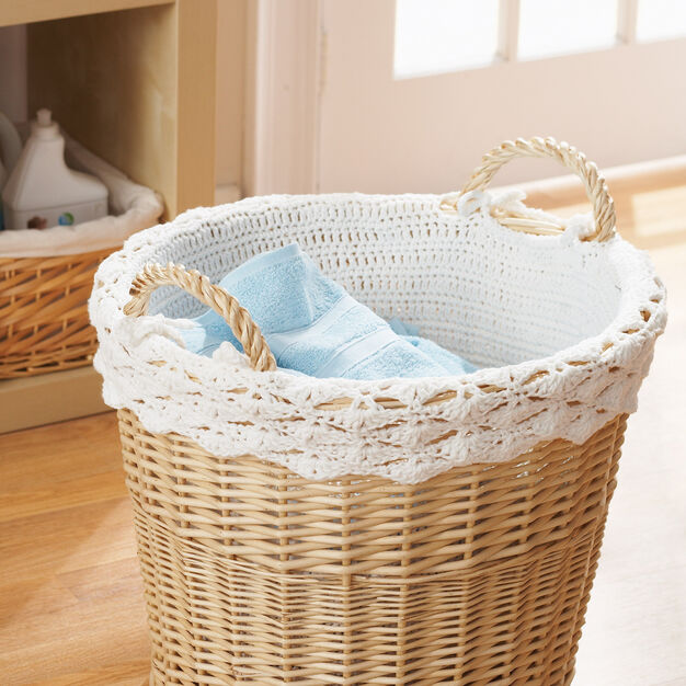 Lily Sugar ‘N Cream - Free Downloadable Pattern - Crochet Basket Lining