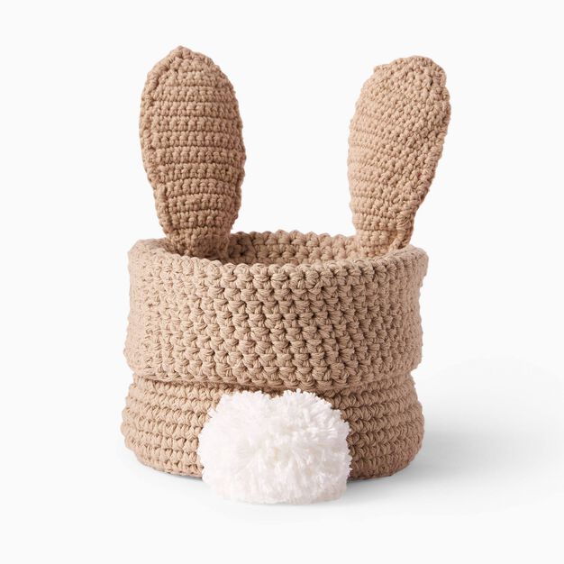 Lily Sugar ‘N Cream - Free Downloadable Pattern - Crochet Hoppy Easter Bunny Basket