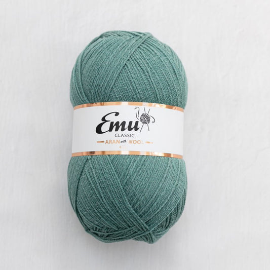 Emu Yarns - Classic Aran with Wool - 400g Ball - Gentle Sage