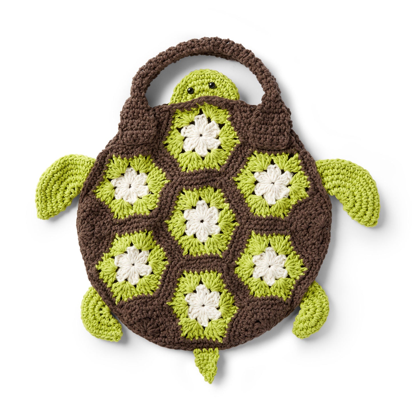 Lily Sugar ‘N Cream - Free Downloadable Pattern - Crochet Sea Turtle Tote Bag