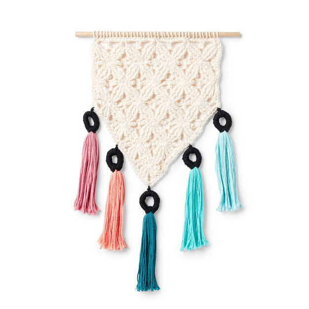Lily Sugar ‘N Cream - Free Downloadable Pattern - Crochet Wall Hanging